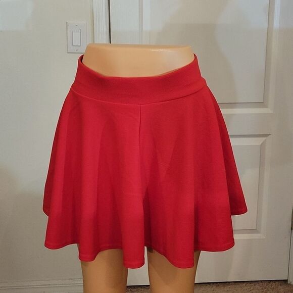 URBAN COCO WOMEN"S BASIC VERSATILE STRETCHY FLARED CASUAL MINI SKATER SKIRT - Picture 9 of 15